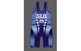 Maillot de lutte du club (lot de deux maillots, bleu et rouge)